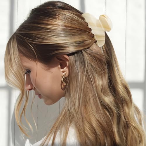 MAORULU 3-Inch Medium Acetate Hair Claw Clip for Women