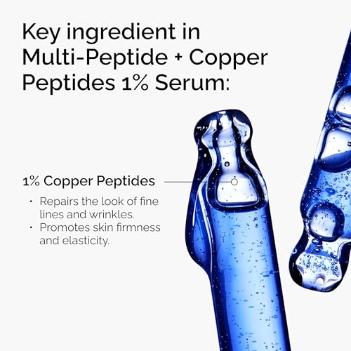 The Ordinary Multi-Peptide + Copper Peptides 1% Serum 1 Fl Oz - Anti-Aging Skin Care