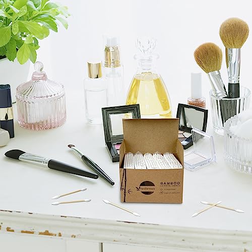 Eyxformula Precision Pointed Cotton Swabs with Bamboo Sticks - 500 Count
