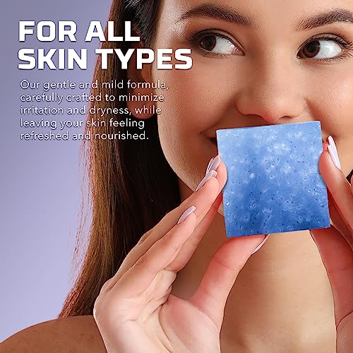 Natural Bar Soap for Men - Vegan Bath Soap Bars Gift Set - Handmade Cold Process Soap w/Essential Oil, Cool Spring Scent (4 Pack)