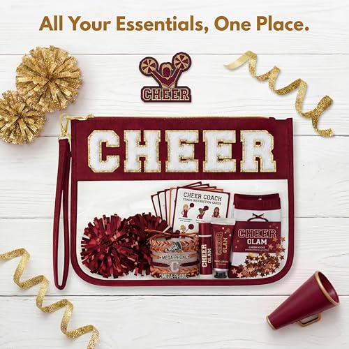 Cheer Makeup Bag with Chenille Letters | Cheerleader Gifts