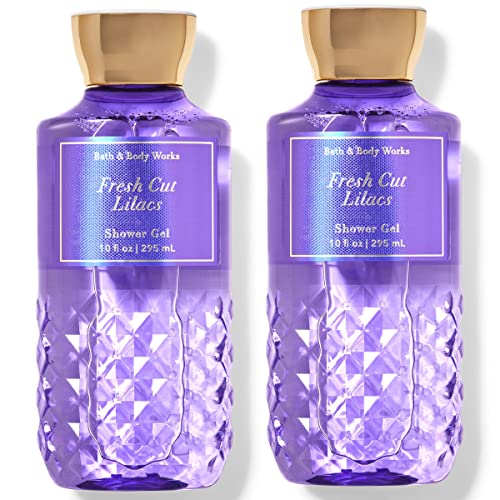 Bath and Body Works - Fresh Cut Lilacs - Bundle Shower Gel - 10fl oz ( Set of 2 )