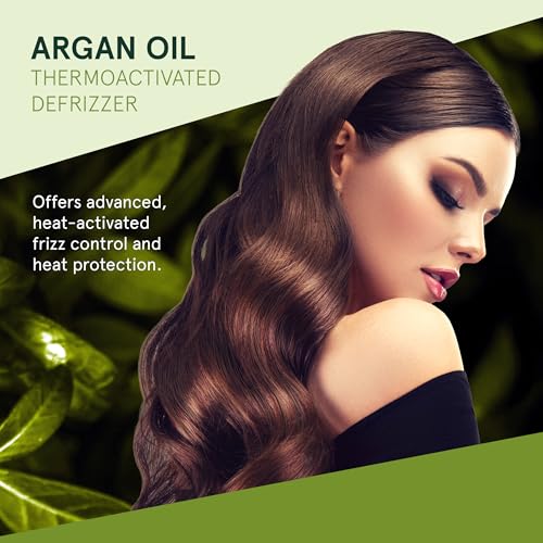 Inoar Argan Oil Thermoliss Balm Defrizzer with Amino Acids & Provitamin B5 for Long-Lasting Frizz Control & Heat Protection, 8.1 fl.oz