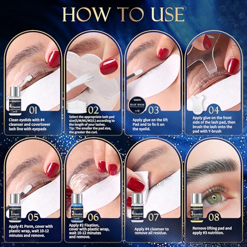 Lash Lift & Brow Lamination Kit - 2-in-1 Perm, 6-8 Week Results