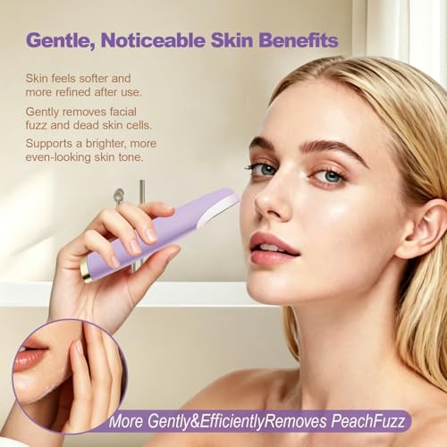 KANLINS Sonic Dermaplane Razor for Women with LED Light