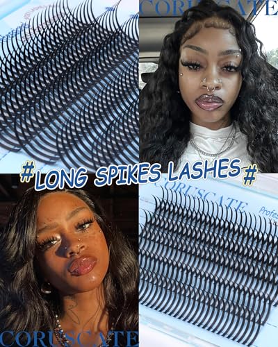 CORUSCATE Spike Lash Clusters 16mm-22mm Dramatic Volume