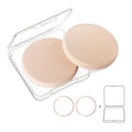 OWLFAVO Round Makeup Sponges with Travel Case - 2pcs
