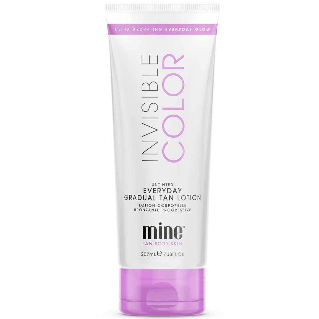 Minetan Self Tanner Lotion | Invisible Color Gradual Self Tanning Lotion - Moisturizing Sunless Tanner Lotion To Build Or Maintain a Golden Glow, Fake Tan, Self Tan 6.7 fl oz