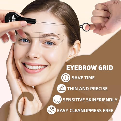 2-Pack Eyebrow Mapping String Kit - Pro Brow Marker