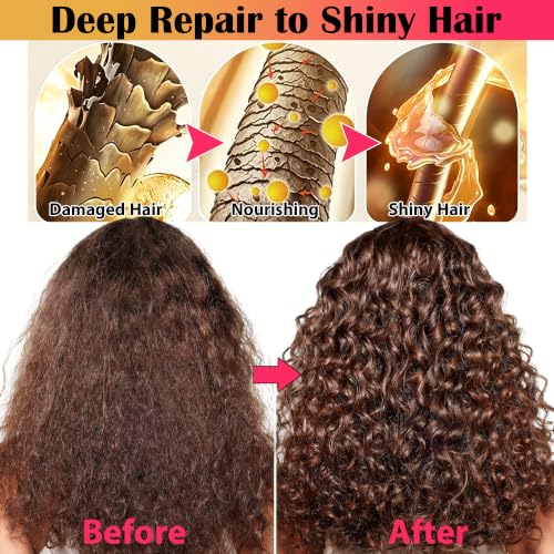 Keratin & Collagen Deep Conditioning Hair Mask for Dry Damaged Hair