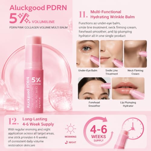 PDRN Collagen Stick - Korean Multi-Balm for Face & Eyes (2PCS)