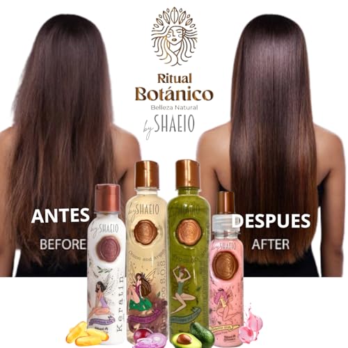 SHAEIO Keratin Hair Treatment & Growth Kit with Onion Shampoo & Conditioner