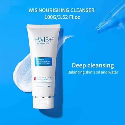 +WIS+ Moisturizing 4-Piece Skin Care Set - with Facial Cleanser, Toner, Lotion, Cream for for Cleansing, Hydration, Repair and Anti Aging