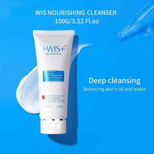 +WIS+ Moisturizing 4-Piece Skin Care Set - with Facial Cleanser, Toner, Lotion, Cream for for Cleansing, Hydration, Repair and Anti Aging