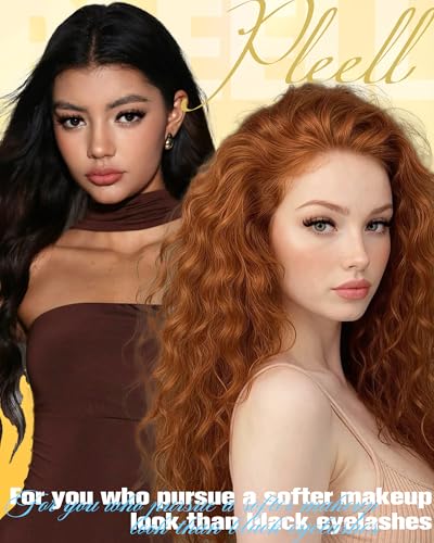 Pleell Dark Brown Manga Lash Clusters Kit - Wispy Eyelash Extensions