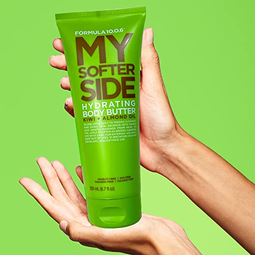 Formula 10.0.6 My Softer Side (6.7 Fl. Oz.) Hydrating Body Butter that Softens & Soothes Dry Skin -Vegan, Paraben-Free, Sulfate-Free & Cruelty-Free
