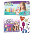 PURPLE LADYBUG DIY Lip Balm + Kids Glitter Tattoo Craft Kit