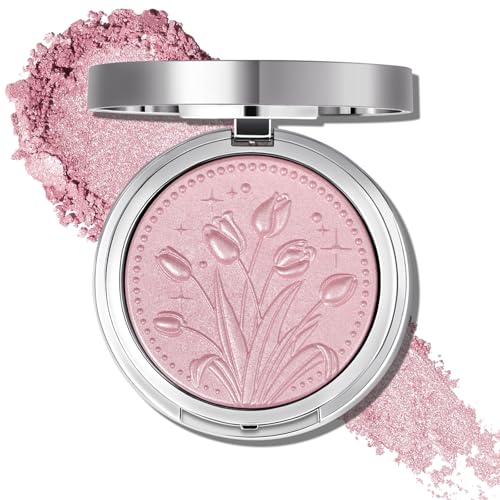 UCANBE Sparkle Bomb Baked Highlighter Powder - Rose Glow