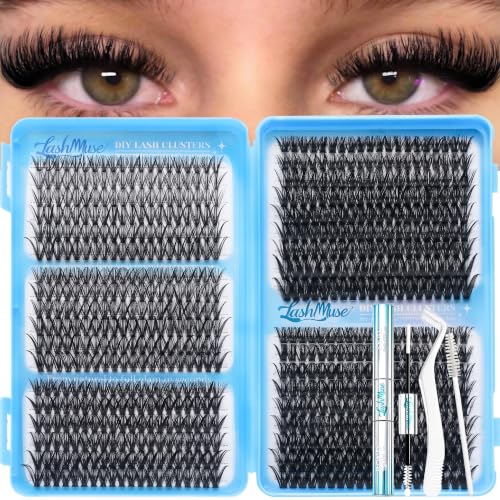 Lash Clusters Kit 720Pcs - 30D 50D 60D Wispy Individual Lashes 8mm-16mm