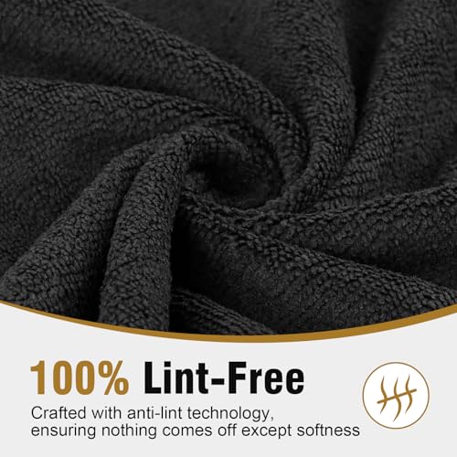 HOMEXCEL 24-Pack Microfiber Salon Towels 16x29 - Lint Free