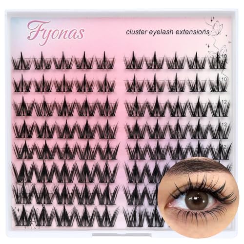 Manga Lash Clusters 80Pcs C Curl Eyelash Extensions DIY