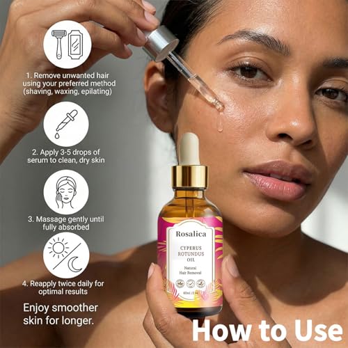 Cyperus Rotundus Oil Hair Removal Serum - Natural Inhibitor