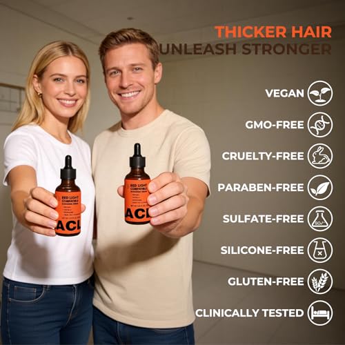 Copper Peptide Hair Growth Serum for Red Light Therapy