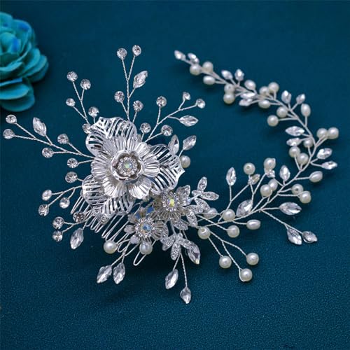 Rhinestone Bridal Hair Comb - Wedding Headpiece for Brides