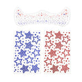 4th of July Glitter Star Face Tattoos, 3-Pack