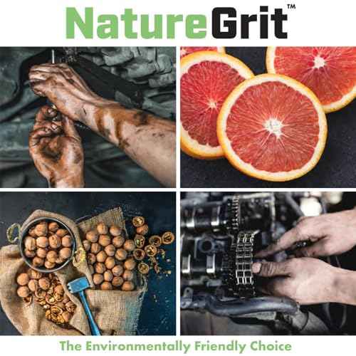 NatureGrit ? Heavy Duty Industrial Hand Soap Cleaner Refill ? Walnut Shell Conditioners for Skin Protection for Auto Mechanics, Manufacturing, and Anyone with Working Hands - 3-liter (Single Refill)