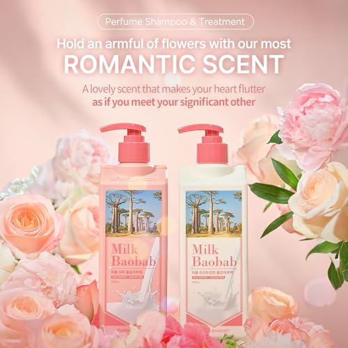 Milk Baobab Shampoo & Conditioner Set - Hydrating Floral Scent, 16.9 fl oz Each