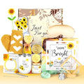 Self Care Gifts for Women, Sunflower Get Well Soon Gifts for Women Recovery After Surgery Care Package, Birthday Gifts Spa Gift Baskets Inspirational Gift Christmas Gift for Mom Sister Best Friends