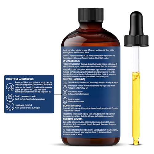 Botanic Hearth Rosemary Oil for Hair Growth with Biotin & Jojoba