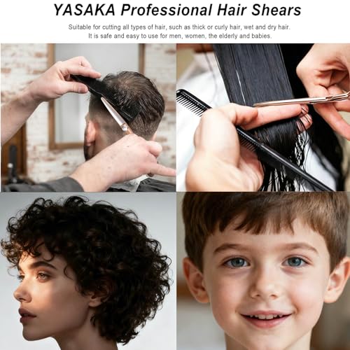 YASAKA 5.5" Professional Barber Hair Scissors Cobalt Steel