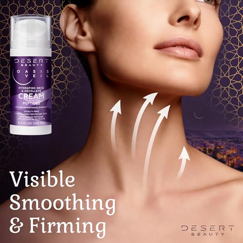 2-Pack Neck Firming Cream for Women ? Neck Creams for Tightening and Firming with Peptides, Collagen & Hyaluronic Acid ? Decollete Firming Cream for Lifting & Smoother Skin, 3.38 fl oz
