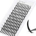 Spiky Lash Clusters Individual Lashes 14-22mm Mix Length C Curl Spiky Lash Extensions Premade Eyelash Cluster DIY Spikes Eyelash Cluster Volume Fairy Lash Extension