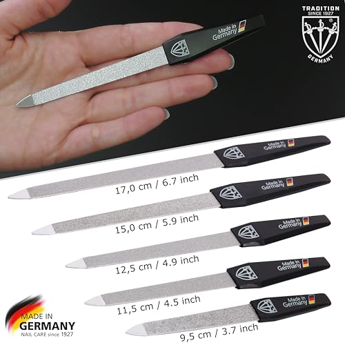 Sapphire Metal Nail File Set with 3-Way Buffer - 6 pcs.