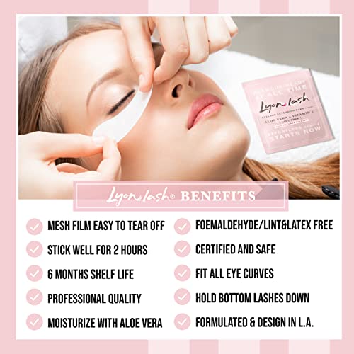 100 Pairs Eyelash Extension Under Eye Gel Pads, Lint Free