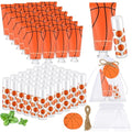 144 Pcs Basketball Lip Balm Hand Cream Set Party Favors, Include 36 Basketball Lip Balm 36 Moisturizing Hand Cream 36 Bags 36 Orange Gift Cards and Ropes for Man Women Accessories Gifts