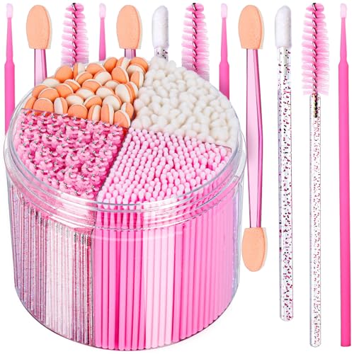 Disposable Makeup Applicator Kit with Mascara Wands & Eyeshadow Brushes - 310 pcs