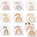 Sieral 20 Pcs Employee Appreciation Gifts for Womens History Month Gifts Canvas Makeup Bags Inspirational Cosmetic Bag Pouch with Zipper Thank You for Coworker Team Staff Travel Birthday(Rainbow)
