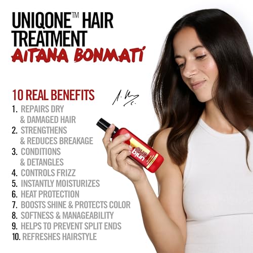 UniqOne Revlon Professional Hair Treatment, Moisturizing Leave-In Product, Repair For Dry and Damaged Hair, Haircare Stocking Stuffer, 5.1 Fl Oz