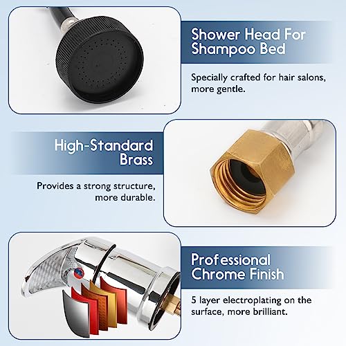 LukLoy Salon Shampoo Bowl Faucet Kit with Vacuum Breaker