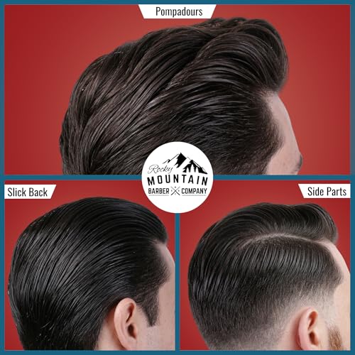Rocky Mountain Barber Company Firm Hold Pomade for Men, 5oz