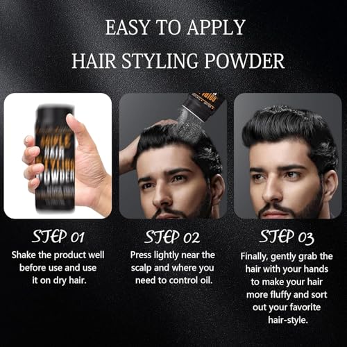 Goiple Hair Styling Powder for Men 3-Pack 1.05oz