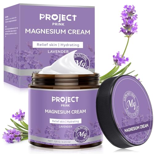 Magnesium Cream for Sleep & Muscle Relief with Lavender Scent - 4.23 OZ