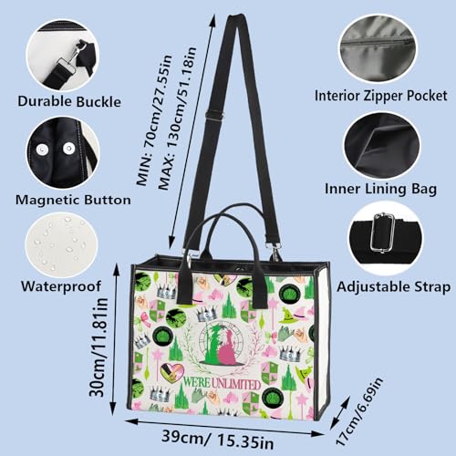 WZMPA Musical Tote Bag Theater Gift Together We're Unlimited Shoulder Bag Theater Drama Musical Merch (Were Unlimited -T)