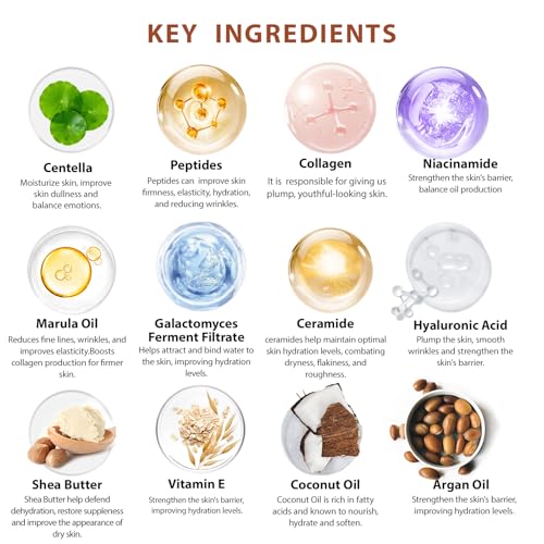 35 Pcs Coconut Vanilla Spa Gift Basket for Women & Men, Face Skin Care Set, Bath & Body Set, Self Care Pamper Kit, Diffuser, Bath Bomb, Birthday, Christmas, Valentines, Mother Day, Anniversary