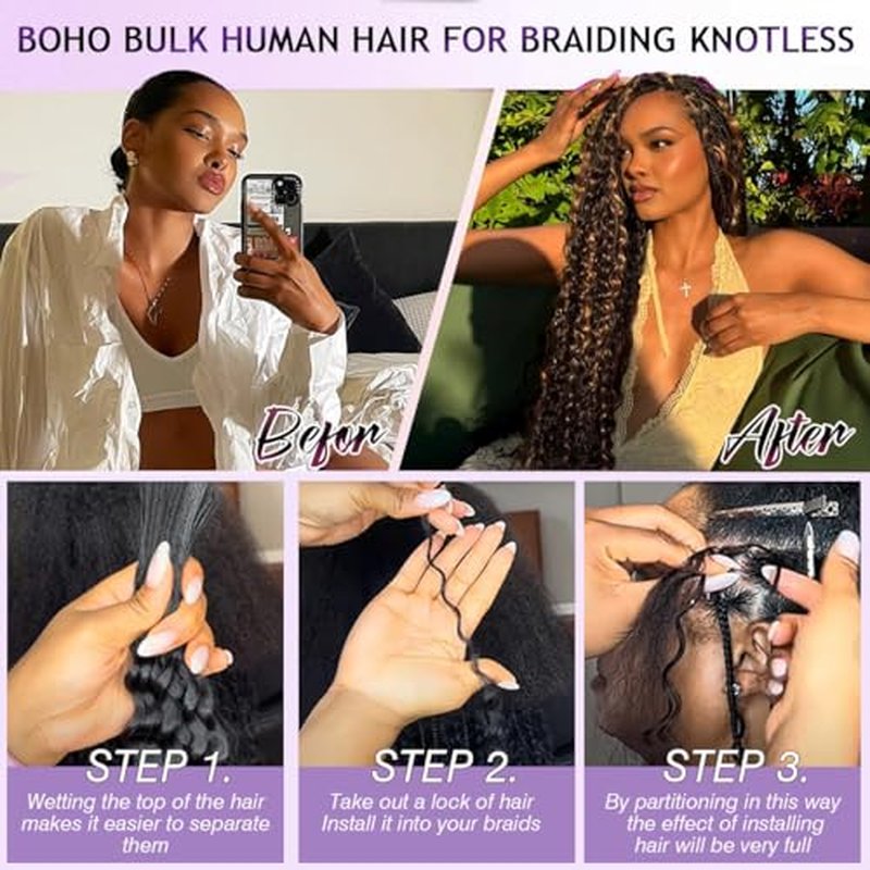 Omiliyah 4/27 Ombre Braiding Hair 20 Inch 110g