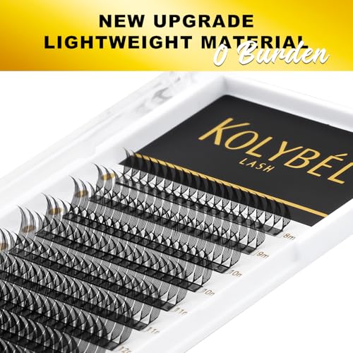 Premade Spire Eyelash Extensions 0.07mm D Curl 8-15mm Mix